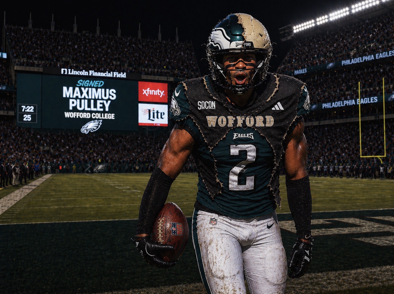 Wofford Football: All-American DB Maximus Pulley signs as UDFA with Philadelphia Eagles.
