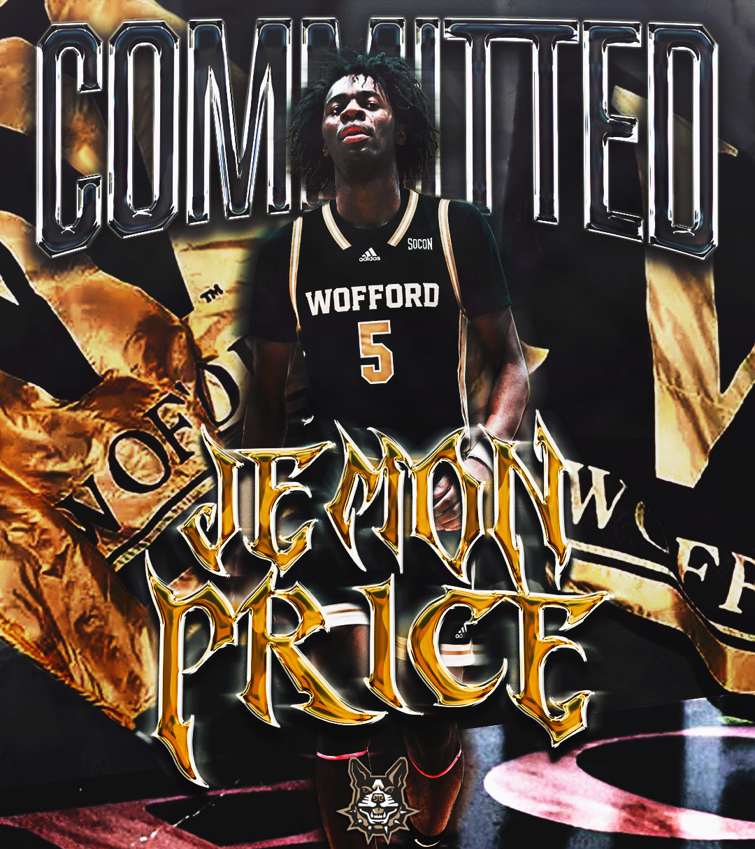 Wofford Men’s Basketball: 3-Star Guard Jemon Price will don the Old Gold & Black.